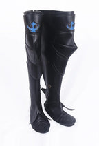 Final Fantasy XIV FF14 Dark Knight Paladin Cosplay Boots Black Shoes