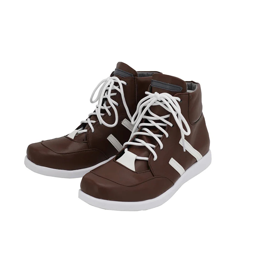 Arknights Adnachiel Cosplay Shoes Brown Boots