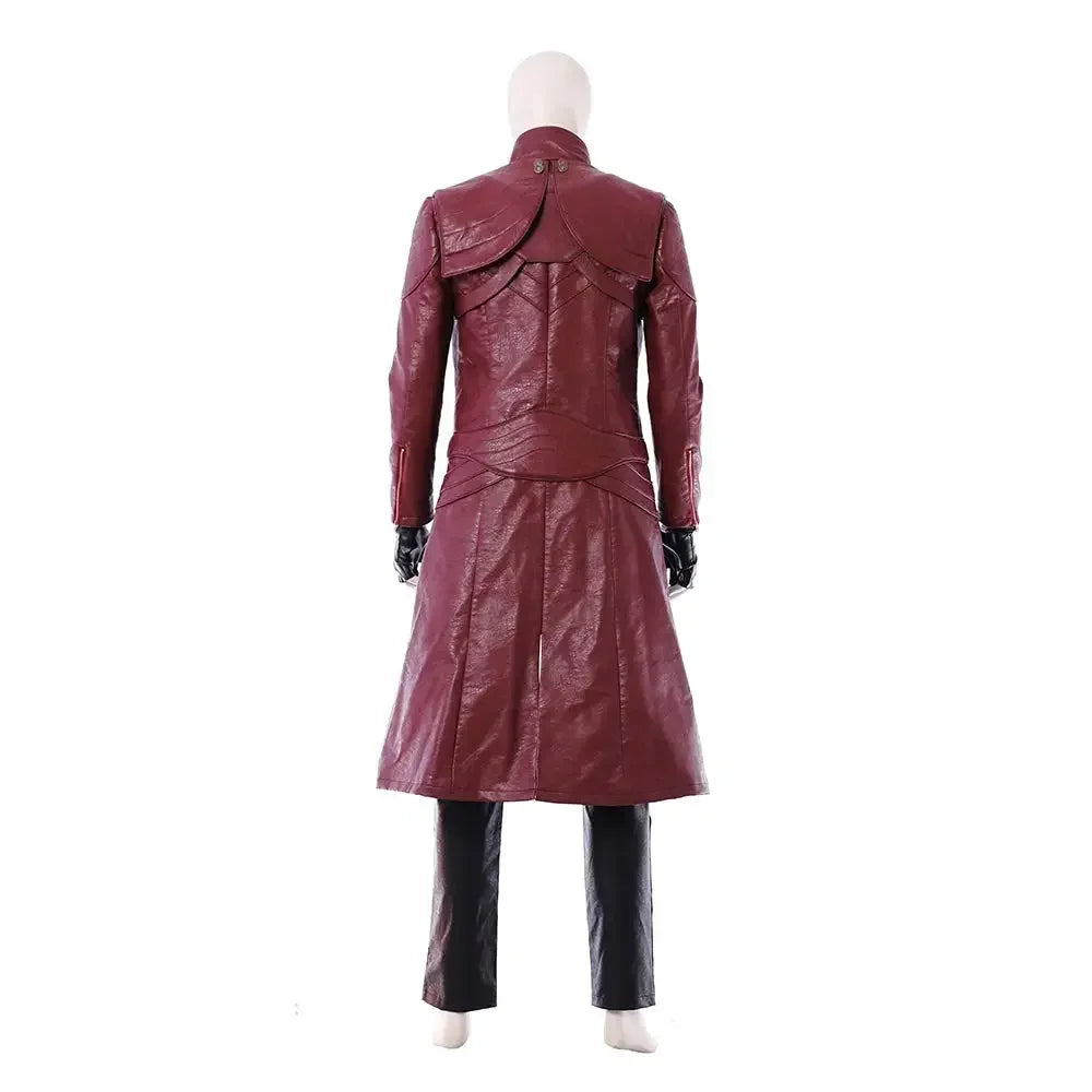 Devil May Cry Dante Cosplay Costume Deluxe Leather Full Set Custom Made Any Size