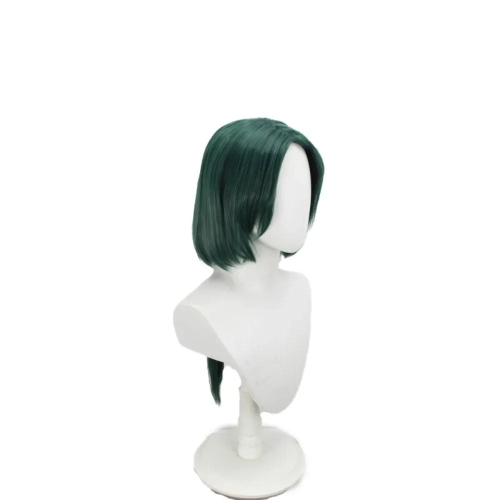 Fire Emblem Linhardt Cosplay Wig Green Hair