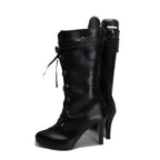 Honkai Star Rail Saber Cosplay Shoes High Heel Custom Made Black Boots