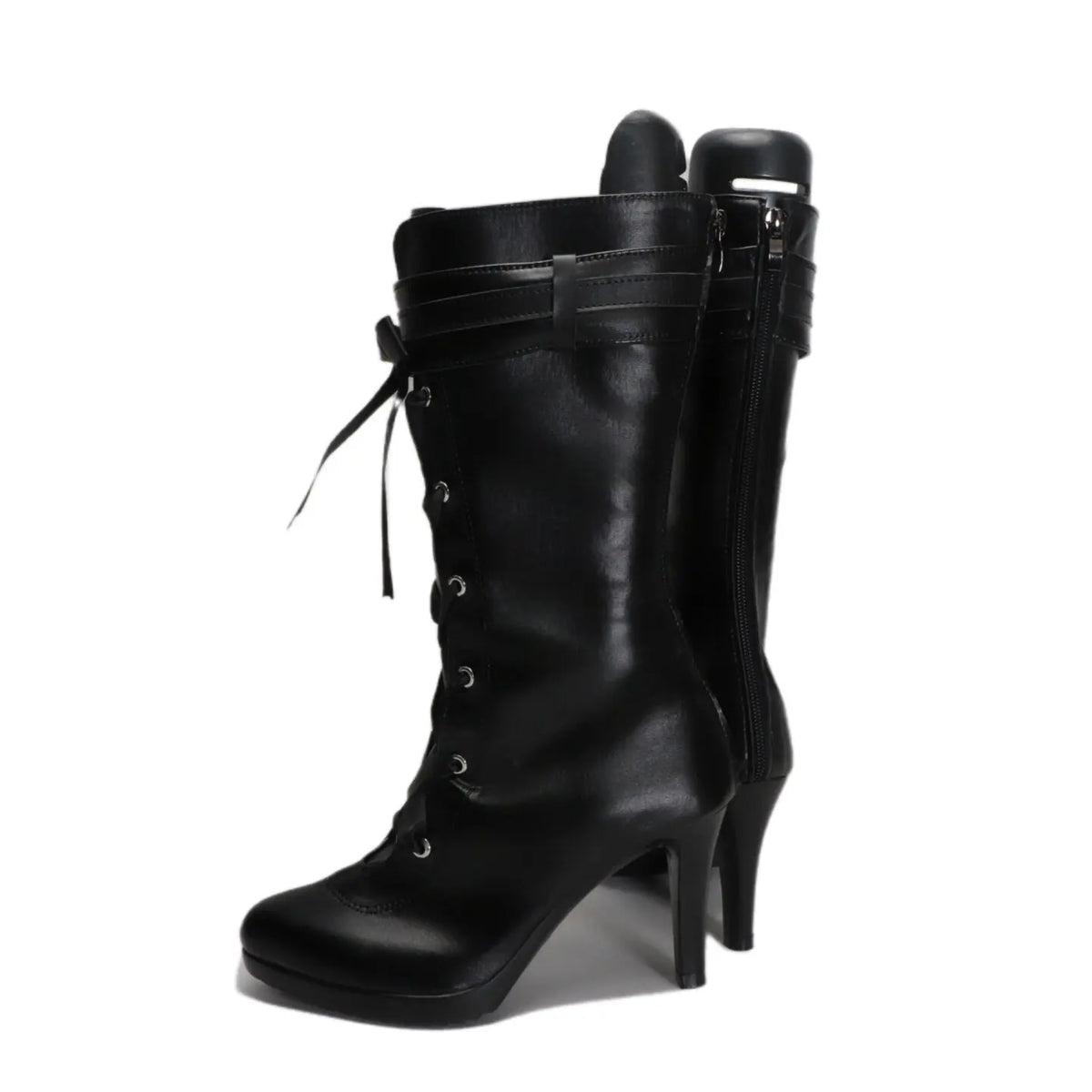Honkai Star Rail Saber Cosplay Shoes High Heel Custom Made Black Boots