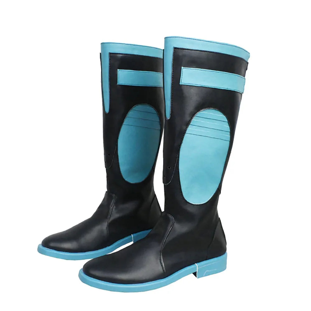 Wuthering Waves Jiyan Cosplay Shoes Leather Boots Custom Made Any Size
