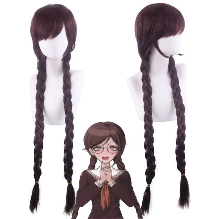 Danganronpa Cosplay Wig Set for Hiyoko Saionji Monomi Akane Owari Monaca Towa Monokuma Hair