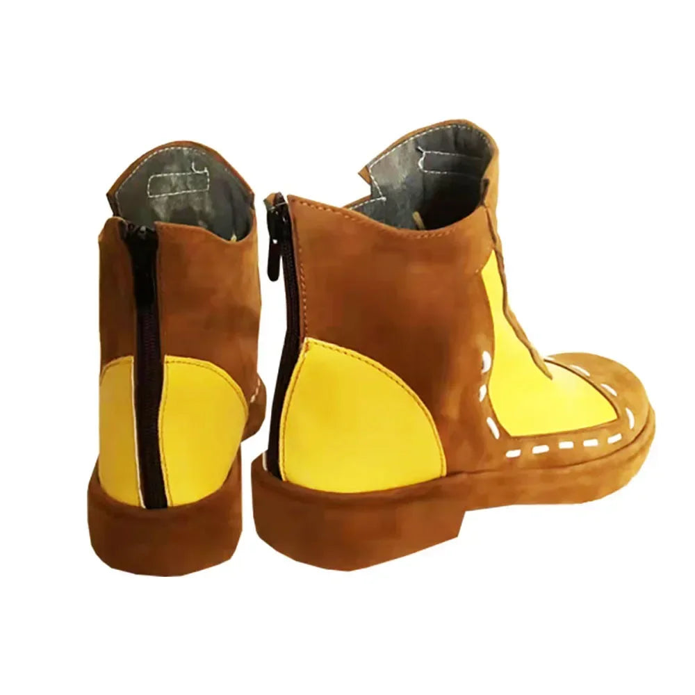Limbus Company Don Quixote Cosplay Shoes Yellow Boots