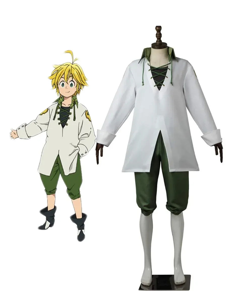 The Seven Deadly Sins Meliodas Cosplay Costume Custom Made