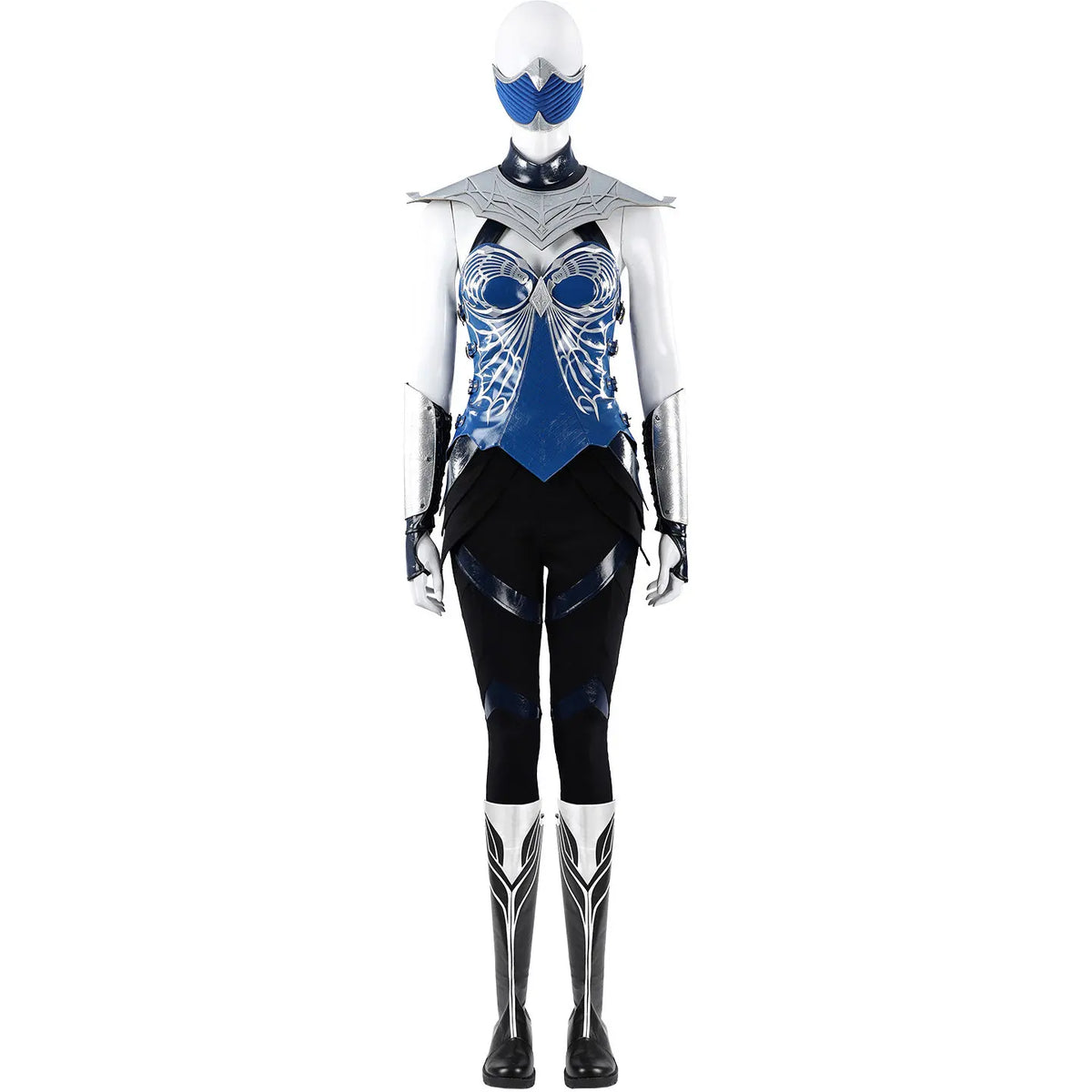Mortal Kombat 2 Kitana Cosplay Costume Deluxe Full Set