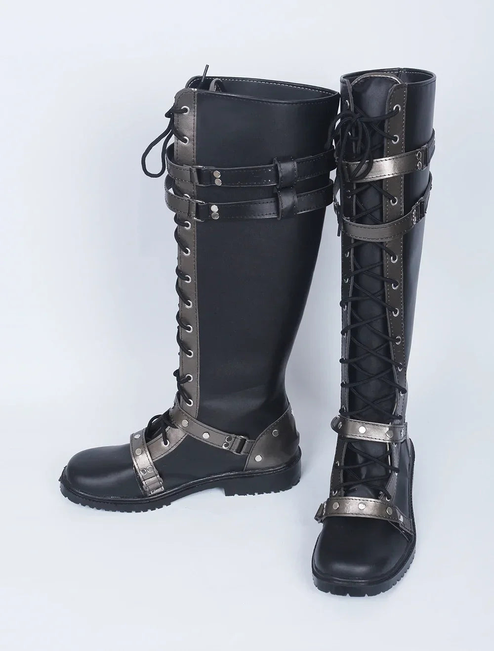 Kingsglaive Final Fantasy XV Nyx Ulric Cosplay Boots Black Shoes
