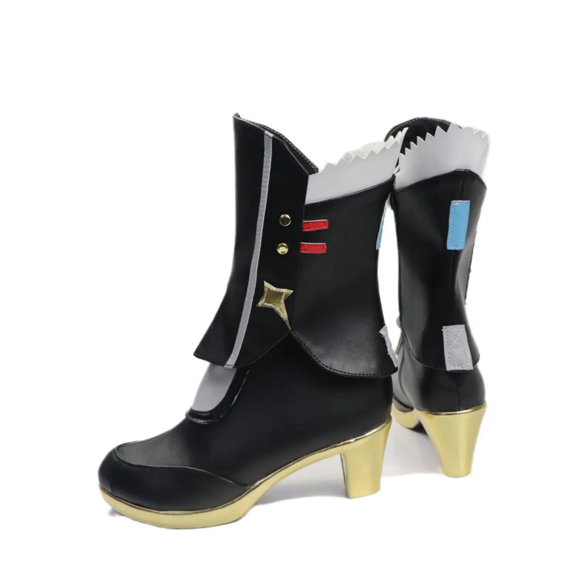 Honkai Impact 3 Senadina Cosplay Boots High Heel Black Shoes