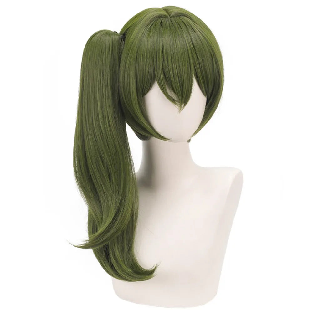 Frieren Funeral Yubel Cosplay Wig Green Long Anime Hair