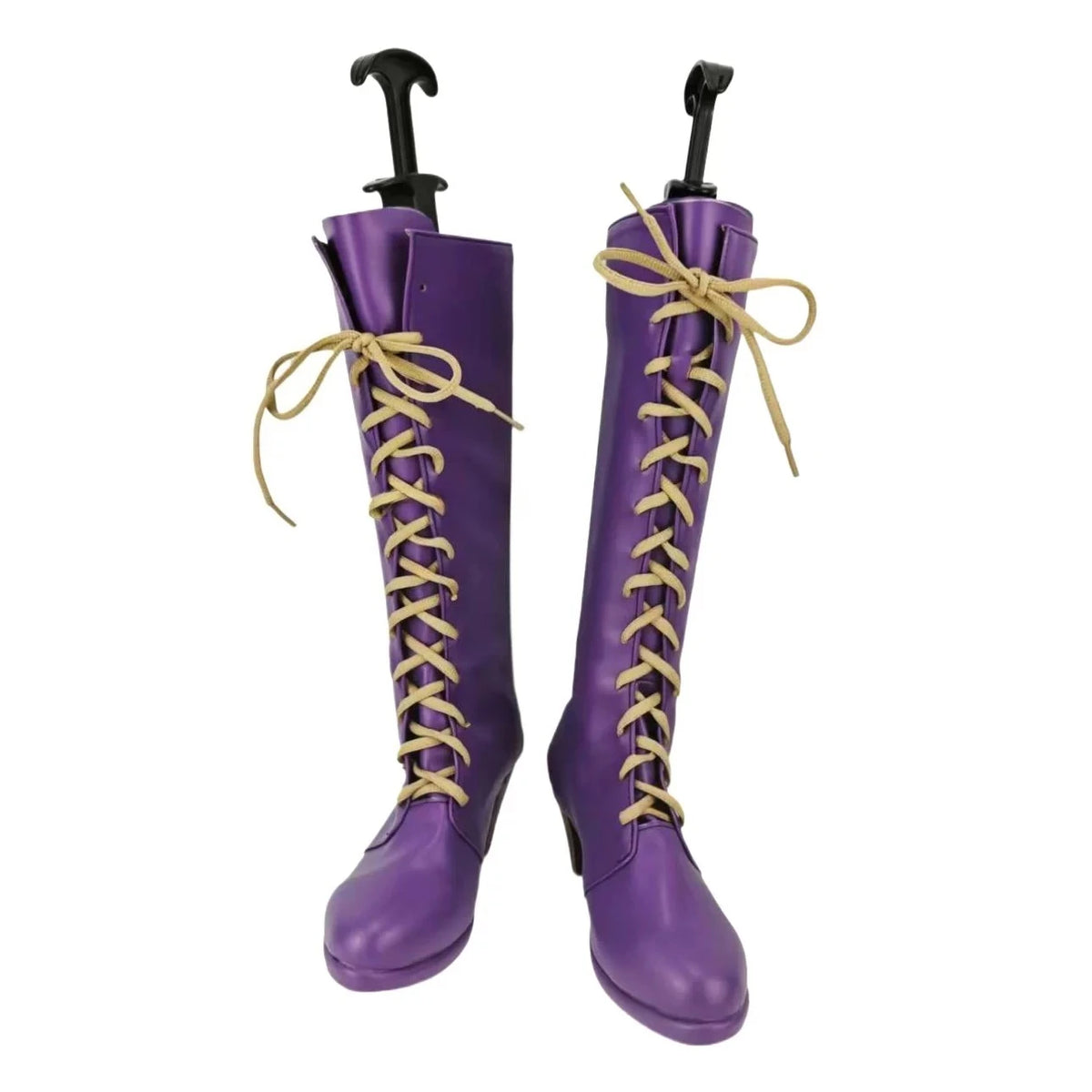 Sailor Moon Saturn Cosplay Boots Purple Shoes High Heel Custom Made