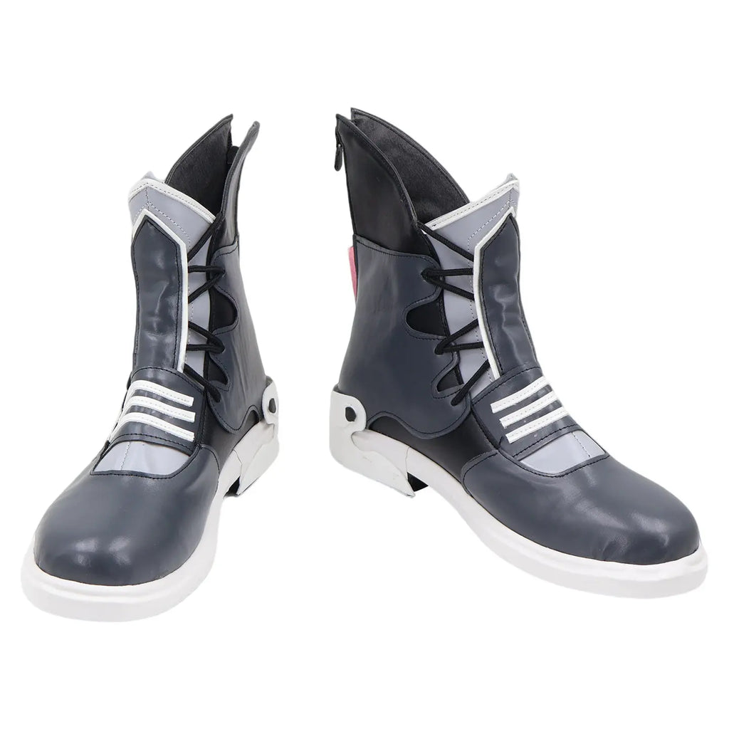 Zenless Zone Zero YeShiyuan Cosplay Boots Grey Shoes