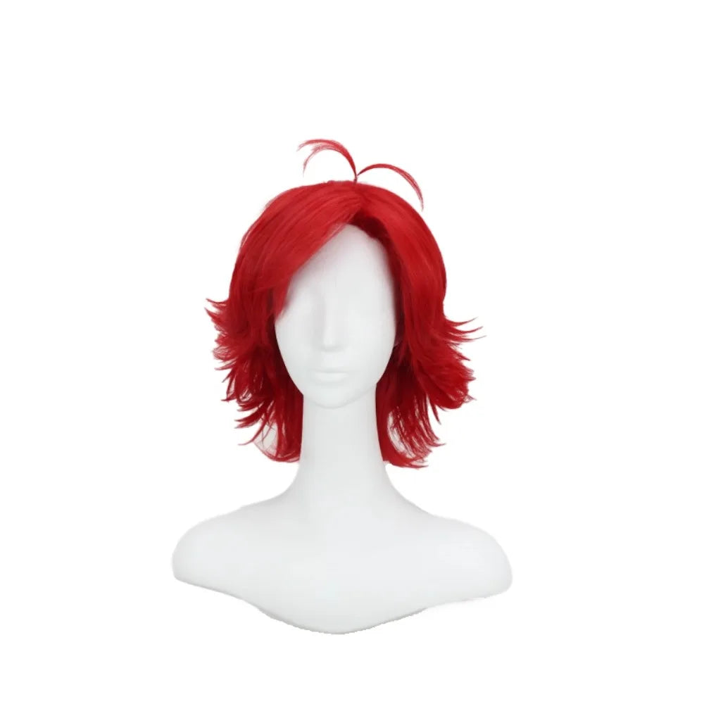 Hazbin Hotel Niffty Cosplay Wig Bright Red Hair