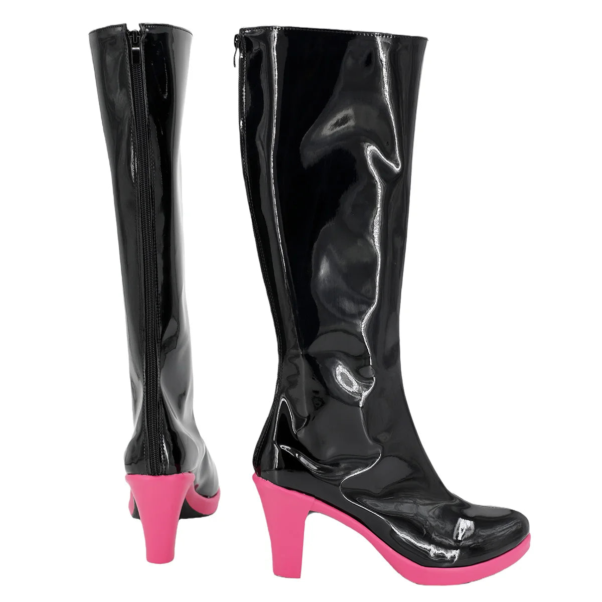 FGO Koyanskaya of Light Tamamo no Mae Cosplay Shoes High Heel Black Boots