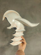 Casque et masque de cosplay d'Ulquiorra Cifer Espada (Bleach) en fibre de verre ventilée