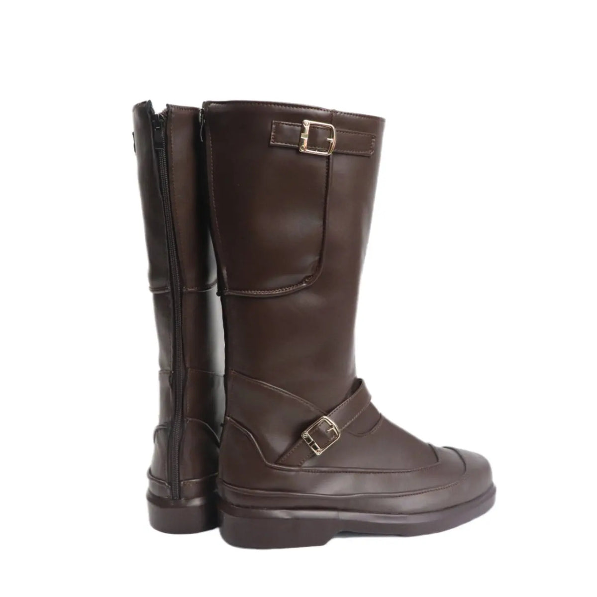 Final Fantasy 7 Barret Wallace Cosplay Boots Brown Shoes