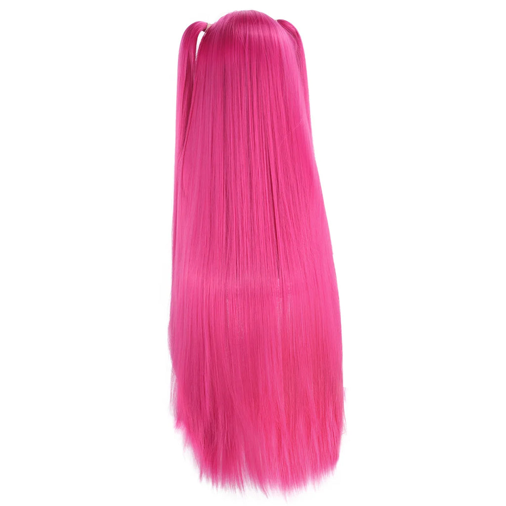 Perruque rose de Mira, la chasseuse de démons Kpop, pour cosplay, accessoires de costume.