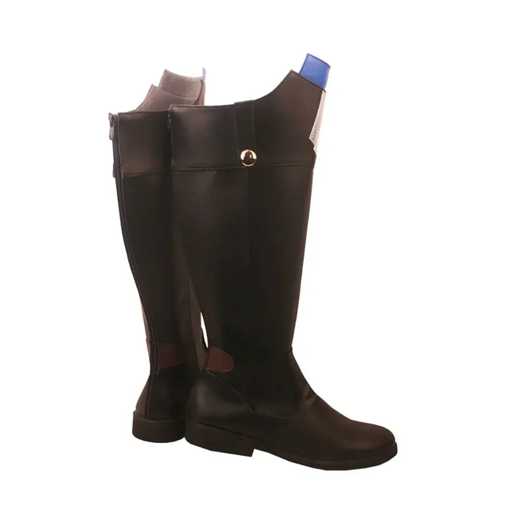 Honkai Star Rail Gepard Cosplay Boots Black Shoes
