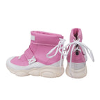 Overwatch 2 Kiriko Cosplay Boots Pink Red Shoes Custom Made