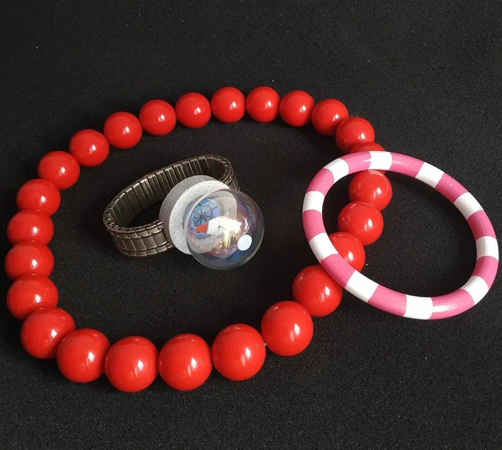 One Piece Portgas D. Ace Necklace Bracelet Log Pose Bag Cosplay Pointer Watch Cosplay Prop
