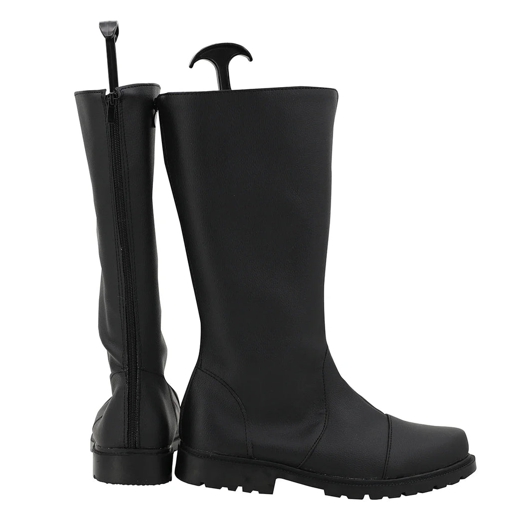 Star Wars Jedi Luke Cosplay Boots Black Shoes