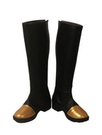 My Hero Academia Deku Military Cosplay Boots Izuku Midoriya Custom Black Shoes