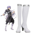 Fire Emblem Yuri Cosplay Boots White High Heel Shoes