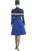 Fairy Tail Rain Woman Juvia Lockser Blue Dress Cosplay Costume