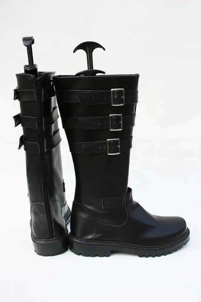 Final Fantasy XIII Hope Estheim Cosplay Shoes Black Boots