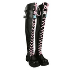 Bottes de cosplay Arknights Lemuen, chaussures sur mesure toutes tailles 