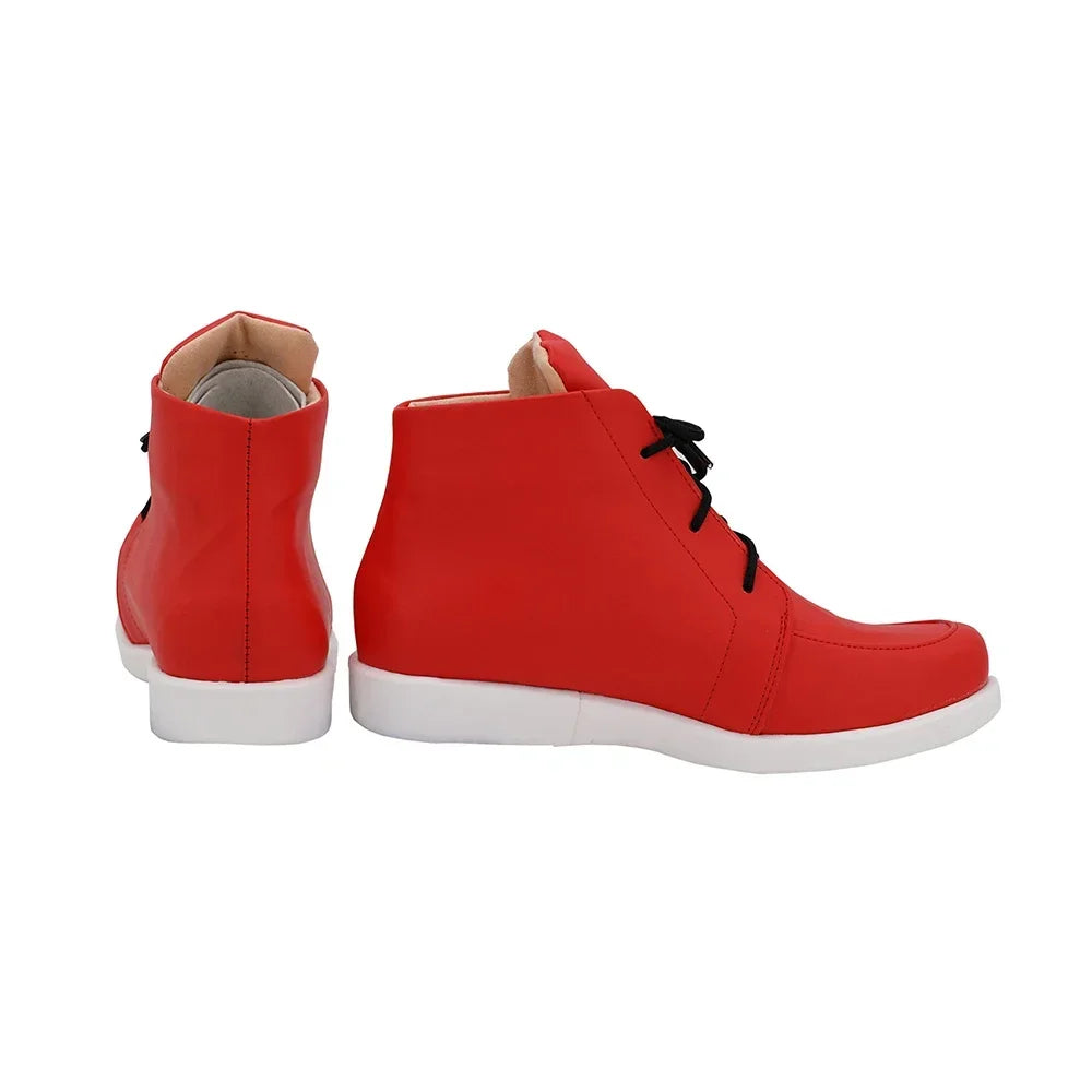 My Hero Academia Tomura Shigaraki Cosplay Boots Red Shoes