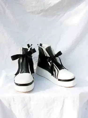 Custom Final Fantasy Tifa Lockhart Cosplay Boots Black Shoes | MiDicosplay