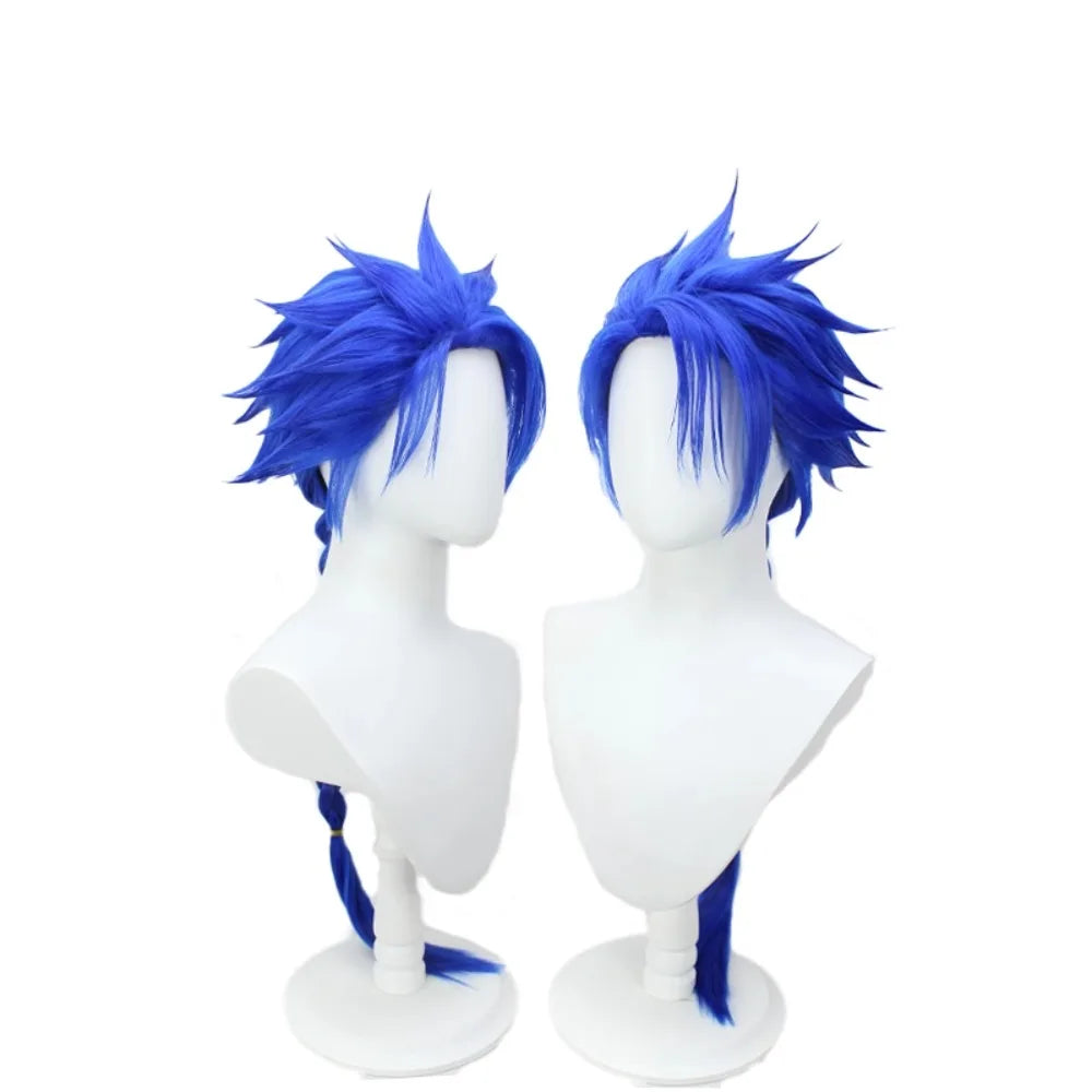 Fate Cú Chulainn Setanta Cosplay perruque bleu hérissé Anime cheveux vieux Lancer Version Arcade 