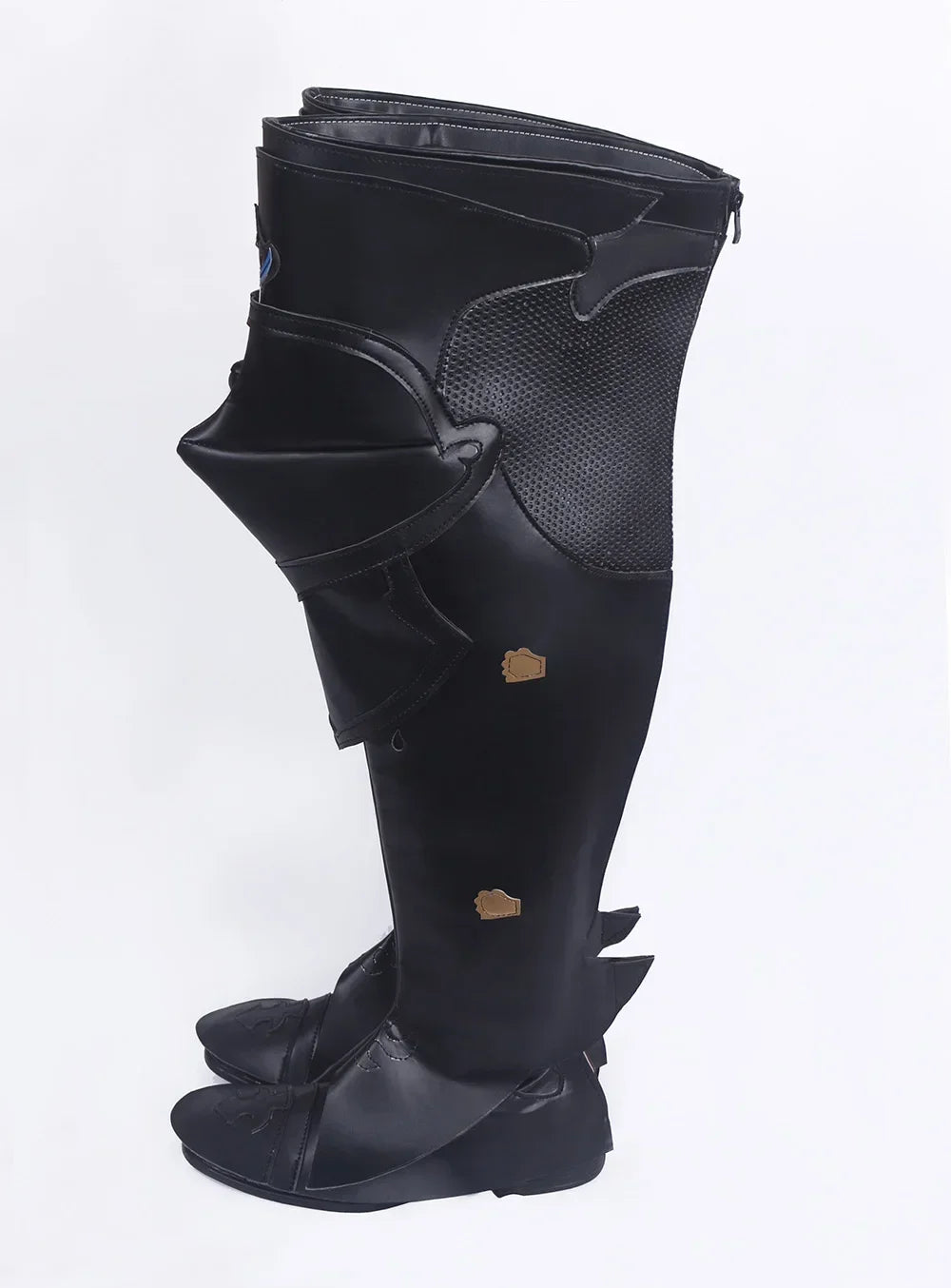 Final Fantasy XIV FF14 Dark Knight Paladin Cosplay Boots Black Shoes