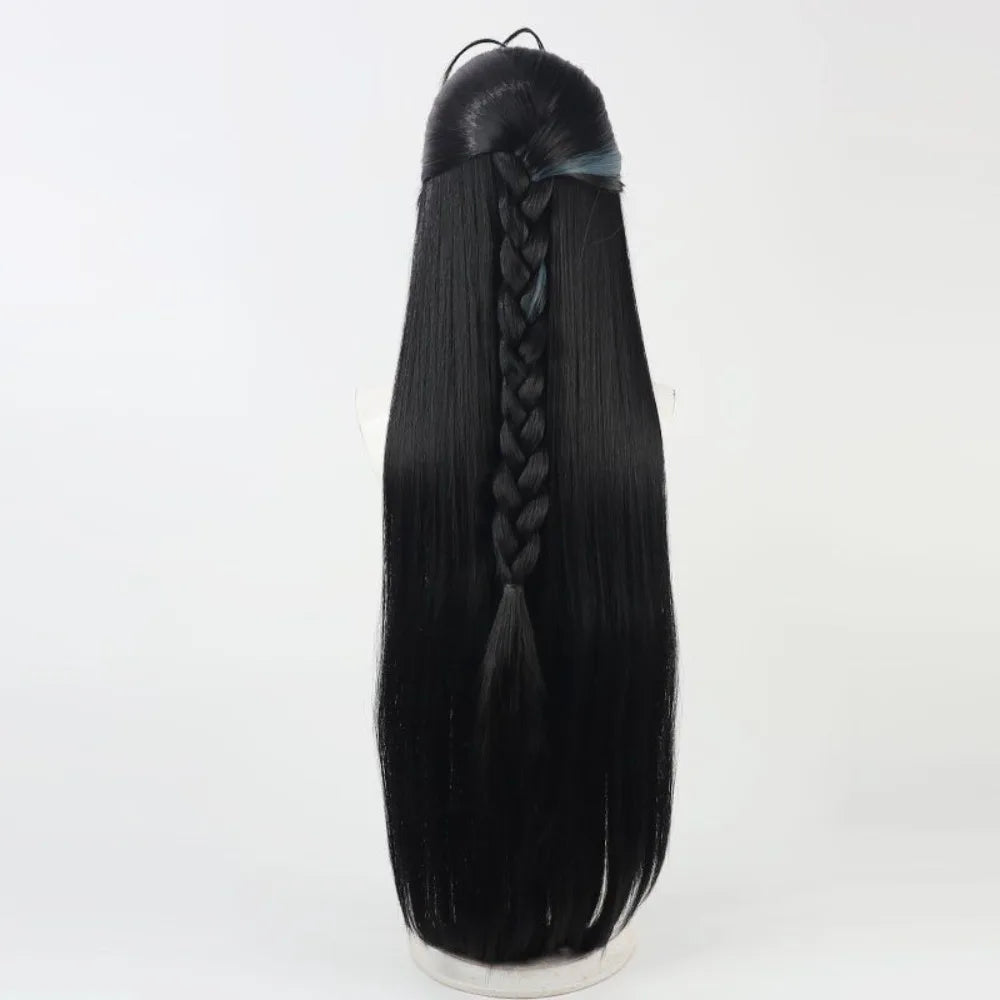 FGO Kondou Isami Cosplay Wig Black Gradient Hair