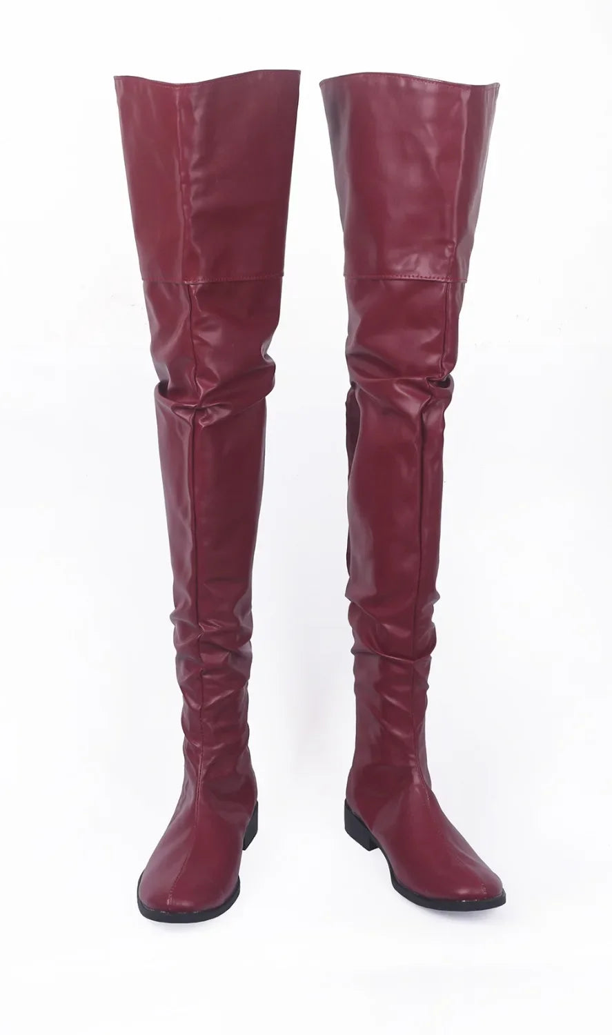 Zardoz Zed Cosplay Long Boots Red Shoes Custom Made