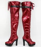 Persona5 Shikano Ichigo Cosplay Shoes Knee High Boots Custom Made