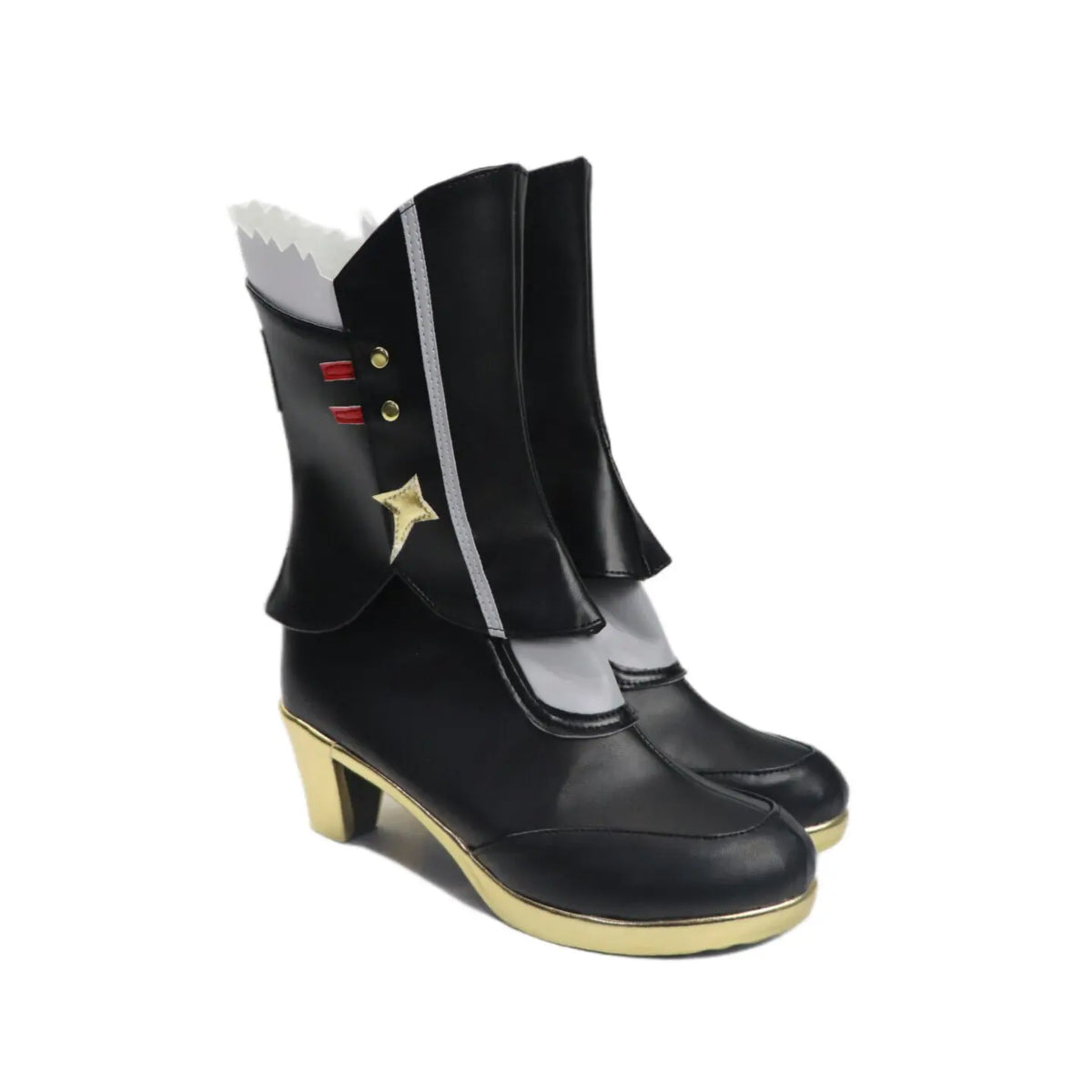 Honkai Impact 3 Senadina Cosplay Boots High Heel Black Shoes