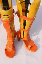 One Piece Nami Cosplay Shoes Orange Boots