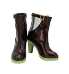 Arknights Kal'tsit Cosplay Boots High Heel Brown Shoes