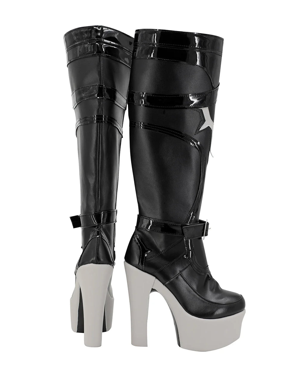 Honkai Star Rail Phainon Cosplay Shoes Black Boots Custom Made