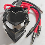 Overwatch Genji Shadow Skin Cosplay Mask Helmet with Dreadlocks