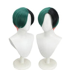 Cyberpunk2077 Judy Alvarez Cosplay Wig Tri Color Side Part Punk Hair
