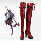 Persona5 Shikano Ichigo Cosplay Shoes Knee High Boots Custom Made