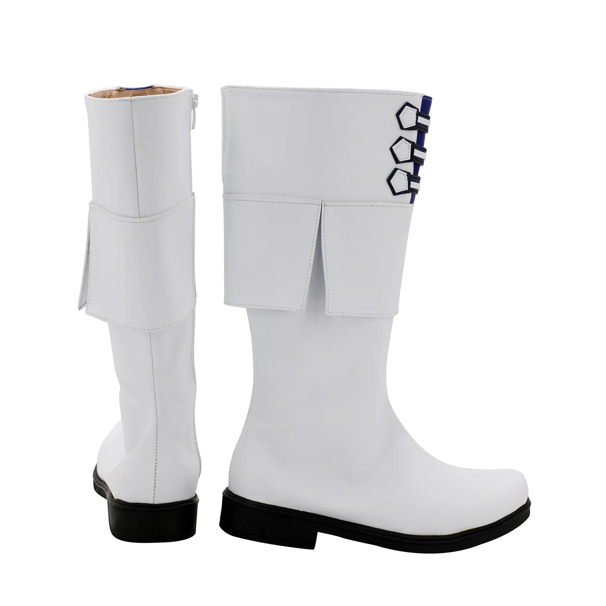 Final Fantasy 14 Alphinaud Cosplay Boots White Shoes