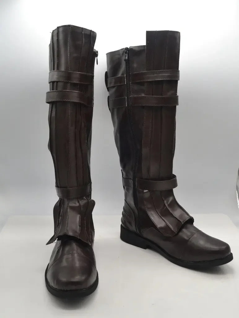 Star Wars Darth Vader Anakin Skywalker Cosplay Boots Brown Shoes