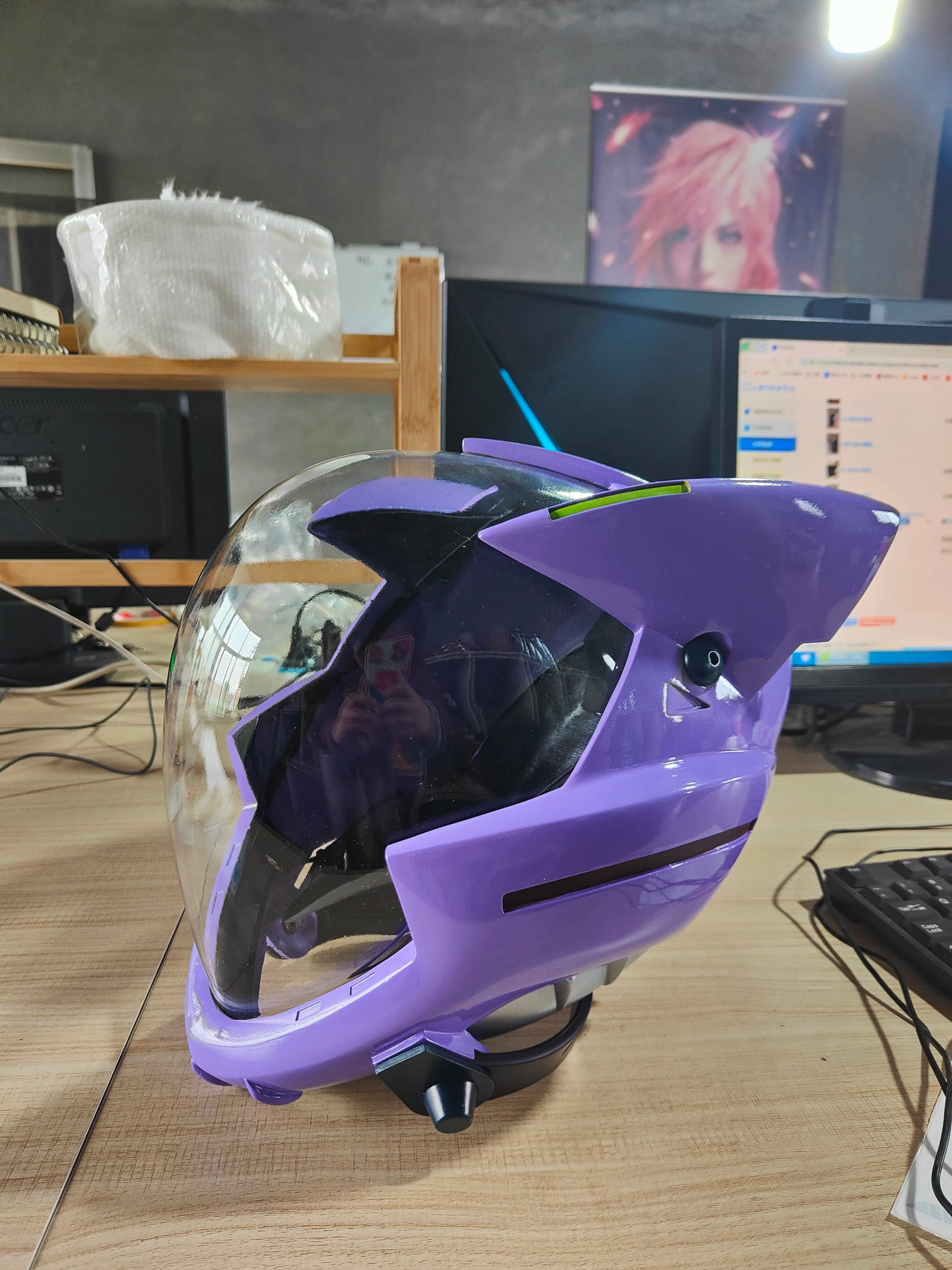 Neon Genesis Evangelion Asuka Mari Rei Ayanami Pilot Helmet Set - Cosplay Prop Mask | MiDicosplay