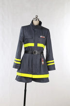 Costume complet de cosplay de Shaw (Arknights) avec manteau et pantalon, confectionné sur mesure à toutes les tailles.