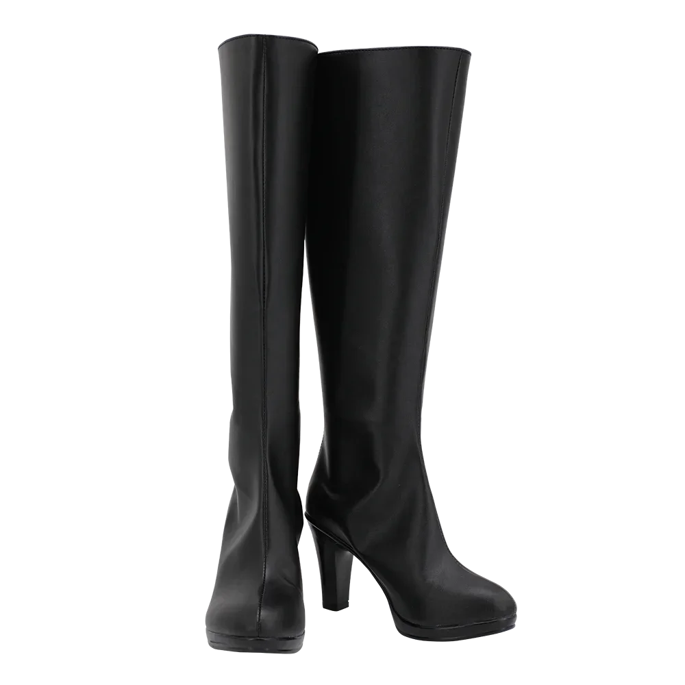 LOL KDA Group Evelynn Kaisa Akali Cosplay Boots Black Shoes
