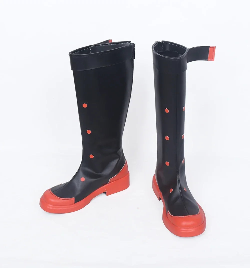 Custom My Hero Academia Bakugou Katsuki Cosplay Shoes Combat Boots | MiDicosplay